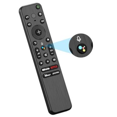 Imagem de Controle remoto de voz para Smart TVs Sony, controle remoto de substituição para todas as Smart TVs Sony Bravia 4K UHD LED/LCD HD TX800U
