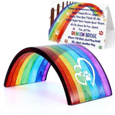 Imagem de Conjunto de pontes coloridas 3D de vidro fundido Memorial Rainbow Brid
