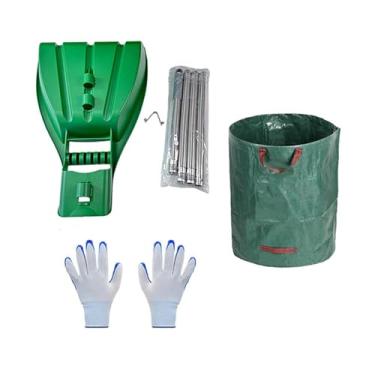 Imagem de Bothyi 2 peças de ancinhos de mão para jardim, garras para gramado, ferramenta de jardinagem multifuncional para jardineiros, ancinho para folhas ao ar