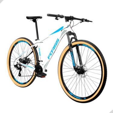 Imagem de Bicicleta Forss Aro 29 5.0 21 Marchas (Branco-Azul, 17)