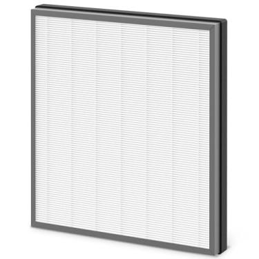 Imagem de FCFMY 1 pacote de filtro de substituição HE400 compatível com purificador de ar modelo de ventilador Shark HE400 HE401 HE402 HE405 4 modelo de ventilador, filtro 3 em 1 de pré-filtro, filtro de