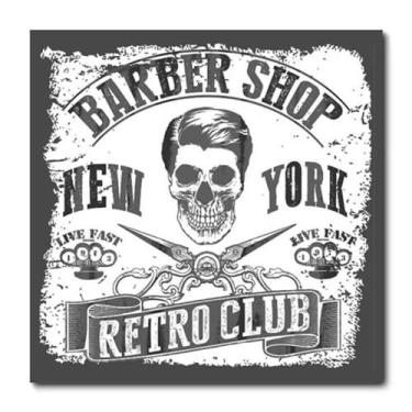Imagem de Placa Decorativa - Barber Shop - Barbearia - 0571plmk - Allodi