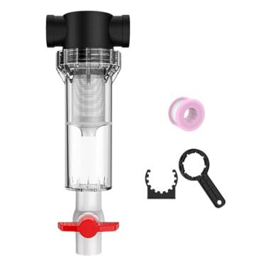 Imagem de Stgfyxgs Filtro Interno para Aquário, Coletor de Drenagem para Aquário, PC Transparente, Limpeza de Resíduos de Peixes, Filtragem, 3/4 de Polegada, Conexão Ráp, 40 Mesh Feminino