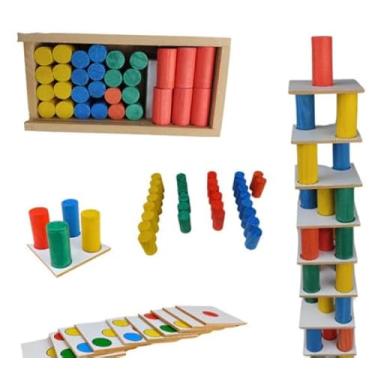 Imagem de Jogo Torre Inteligente em Madeira – Brinquedo Educativo