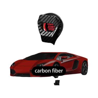 Imagem de Capa Decorativa Para Botão De Início/Parada Do Motor Do Carro, Acessór