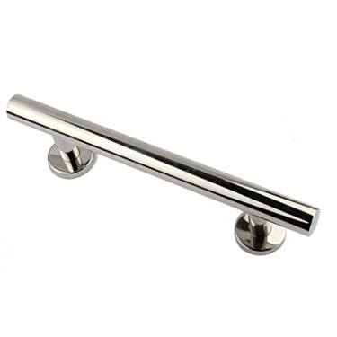 Imagem de NEWCES Barras de apoio de banheiro para idosos 11"/15"/19"/23" Aço inoxidável Segurança Deficiente Barra de apoio Antiderrapante Suporte Porta Sanitário Corrimãos para Mulheres Grávidas Idosas (Cor: Prata, Tamanho: 400MM)