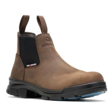 Imagem de Wolverine Men's DuraShocks SR Icon Waterproof Romeo Construction Boot, Dark Brown, 14