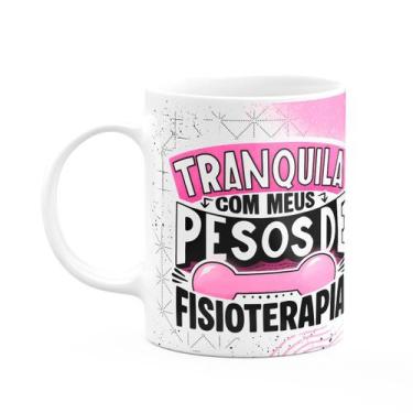 Imagem de Caneca Fitness Academia - Tranquila com meus pesos - JPS INFO