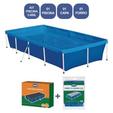Imagem de Kit Piscina 3.000 L