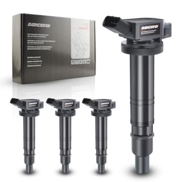 Imagem de Micro bobinas de ignição premium compatíveis com Lexus IS F Scion xB Toyota 4Runner Corolla XRS Matrix Tacoma Tundra UF495 (pacote com 4) com graxa dielétrica Permatex