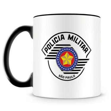 Imagem de Caneca Personalizada Polícia Militar de São Paulo - 325ml - Amo Caneca