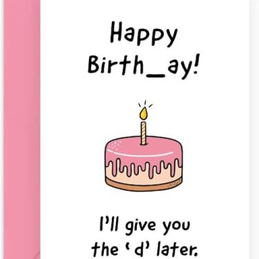 Imagem de Cartão de feliz aniversário para ela, cartões de aniversário rosa presente para esposa, namorada, filha, mãe, aniversário, cartões engraçados de aniversário para mulheres meninas com envelope 12,7 x