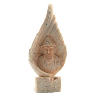 Imagem de Escultura religiosa de resina com suporte de vela - Wester - Yiweisai