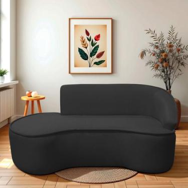 Imagem de Divã Recamier Curvo Sala de Estar Recepção Marrocos 200cm Lado Esquerd