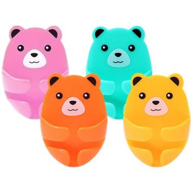 Imagem de Kit 4 Organizador De Cabos E Fios Suporte Escova De Dentes