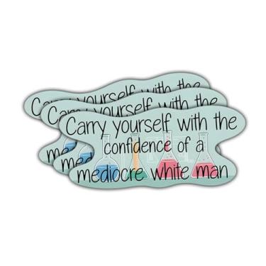 Imagem de Adesivos medíocres de homem branco medíocre A hipótese do amor, adesivos de vinil para livros românticos engraçados presentes para leitores, bibliotecários, professores, estudantes, para laptop