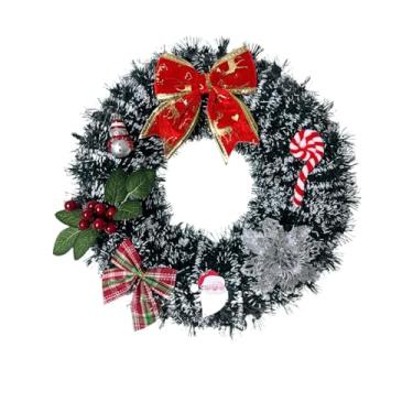 Imagem de Guirlanda de Natal de luxo, tamanho grande 30-40 cm Decorações de Natal para uso doméstico Época festiva(Nevada 2 Grande)