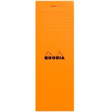 Imagem de Bloco De Notas Rhodia 8,4X22 N8 Capa Couro Laranja