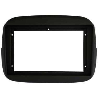 Imagem de Moldura Painel Mulitmidia 9 Polegadas Fiat Mobi Preta Fosca