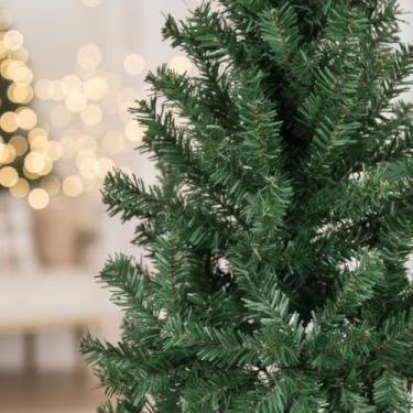 Imagem de Árvore de Natal Verde Silvestre, 120 cm de Altura x 60 cm de Largura, 220 Galhos, Decoração Natalina