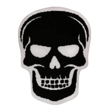 Imagem de Tapete de banheiro gótico, decoração de tapete de morcego, tapete antiderrapante 39 x 60 cm para porta, chão, chuveiro, banheira, cozinha, garagem, entrada, dia das bruxas