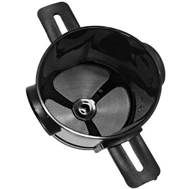 Imagem de Ymiko Gotejador Portátil Dobrável para café, Filtro de café de Malha Dupla de Aço Inoxidável Reutilizável Com Plástico PP de Qualidade Alimentar, para Acampamento, Escritório, Viagem, (BLACK)
