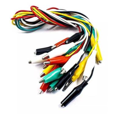 Imagem de Cabo Garra Jacaré X10 Unidades Arduino Esp8266 Esp32 Nodemcu - OEM