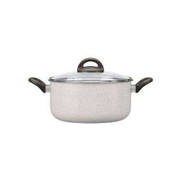 Imagem de Caçarola Brinox Suprema 22cm Ceramic Life 3,5L Vanilla 