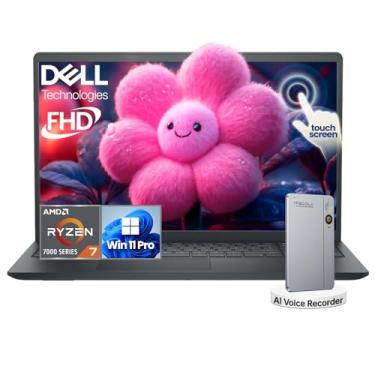 Imagem de Dell Notebook Inspiron 15 3535 com tela sensível ao toque, AMD Ryzen 7 7730U (8 núcleos, Beats i7-1355U), FHD de 15,6 polegadas, RAM de 32 GB | Laptop empresarial SSD de 1 TB, Windows 11 Pro, Copilot