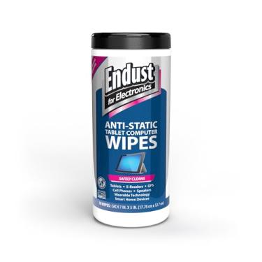 Imagem de Endust for Electronics, Lenços de limpeza com tela sensível ao toque, ótimos lenços para tablet, 70 unidades (12596)