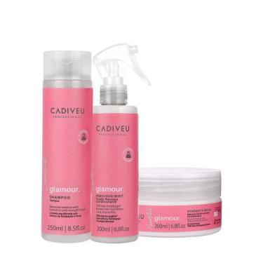 Imagem de Kit Cadiveu Profissional Essentials Glamour Fluído Shampoo e Máscara (