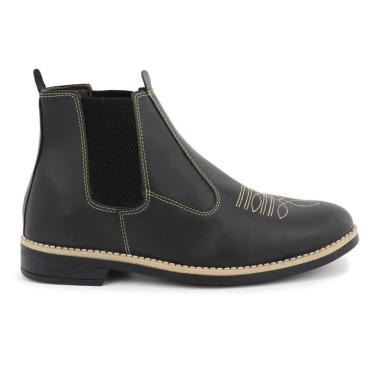 Imagem de Bota Chelsea Masculina Couro Conforto