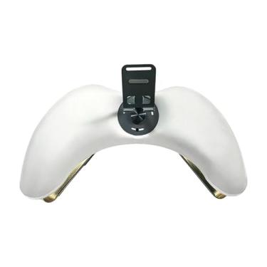 Imagem de MotiveTech Apoio de mão para nail art com suporte para celular, apoio de braço portátil em formato de U para unhas de acrílico, Branco