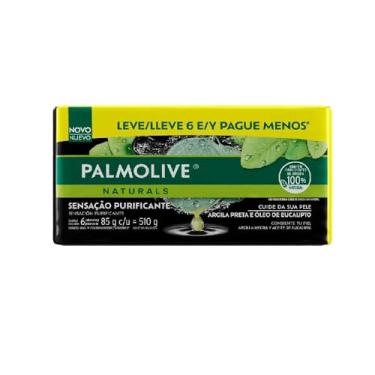 Imagem de Palmolive – Sabonete em Barra Naturals Argila e Eucalipto 85g com 6 Unidades