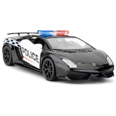 Imagem de Carro de brinquedo BDTCTK Lamborghini Gallardo Police escala 1/36