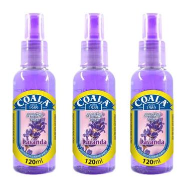 Imagem de Kit 3 Odorizante de Ambiente em Spray Coala Lavanda 120ml