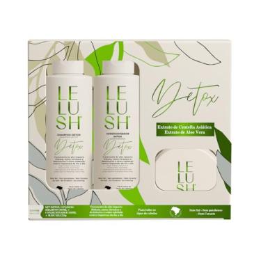 Imagem de Kit Shampoo, Máscara e Condicionador Detox LELUSH