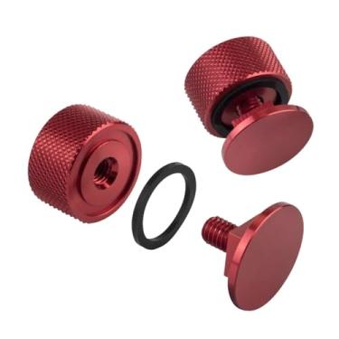 Imagem de KiBcsLic Fixadores para máscara de solda, acessórios para capacete, peça de reposição para oficinas elétricas, Vermelho