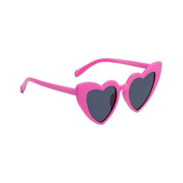 Imagem de Óculos Feminino Adulto Coração Gatinho Vintage Retrô - Hero Band, Pink