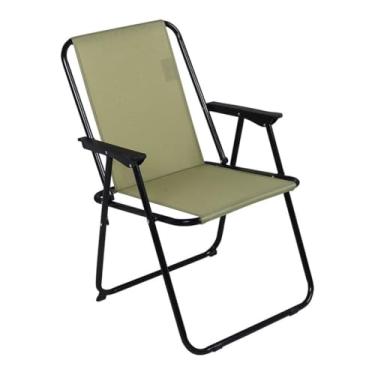 Imagem de Cadeira de Praia Alta Dobrável de Ferro Spring Piscina (Verde)