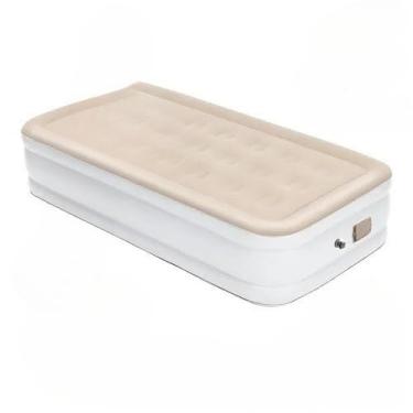 Imagem de Colchão Inflável Solteiro 300kg C/elétrico Bomba+travesseiro(1 unidade（190 * 95 * 40cm))