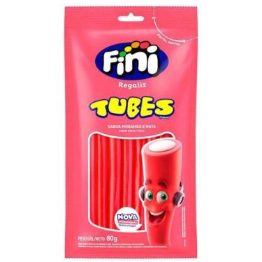 Imagem de Tubes Morango Fini 80g