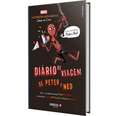 Imagem de Livro - Homem-Aranha: longe de casa  Diário de viagem de Peter e Ned