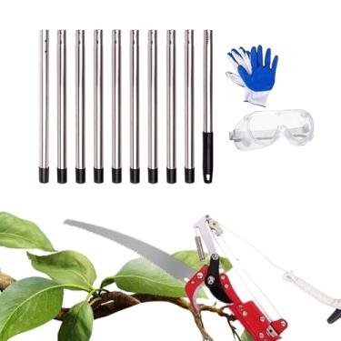 Imagem de Serra de Pólo Manual | Tesoura de Poda Leve,Ferramenta De Corte De Galhos,Para Jardins Pomares Vinhas Grandes Propriedades E Paisagismo