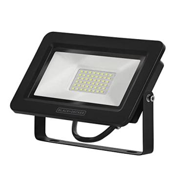 Imagem de Refletor LED Eco Black+Decker, Branca, 50W, Bivolt, Conector Cabo