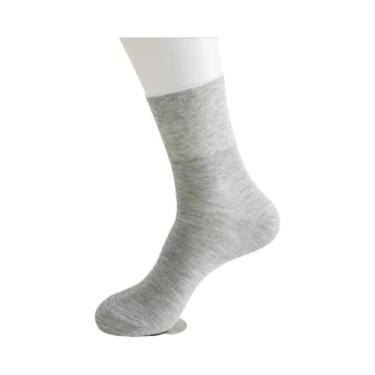 Imagem de Meias Diabéticas Masculinas De Boca Larga E Sem Compressão, 5 Pares, T