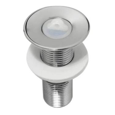 Imagem de Válvula Banheiro Pia Ralo Lavatório Cuba Abs Cromado - Montelar Acabam