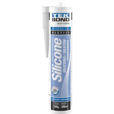 Imagem de Borracha de Silicone Acético, Transparente, 280 g, Tekbond OstenVonder