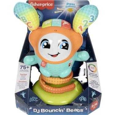 Imagem de Fisher Price Brinquedo para Bebes DJ Bouncy Pular e Aprender Mattel HJP93