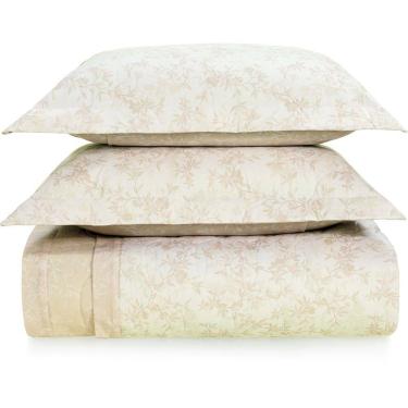 Imagem de Jogo de Colcha Karsten Maite 200 Fios 3 Peças Queen Bege